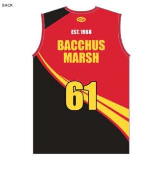 Bacchus Marsh LAC Centre Singlet:Back